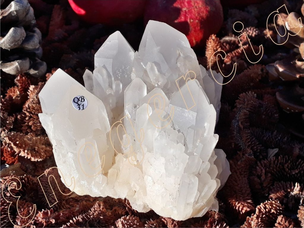 Quartz-bougie-ananas-Madagascar-312g