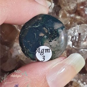 Cabochon Agate mousse, Yemen, Agm03