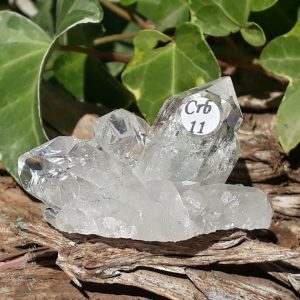 Cristaux cristal de roche terminés, Brésil, Crb11