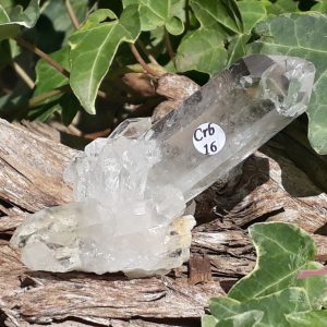 Cristaux cristal de roche terminés, Brésil, Crb16