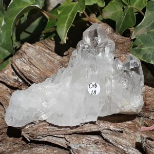 Cristaux cristal de roche terminés, Brésil, Crb18