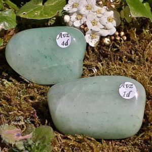 aventurine verte roulée du Zimbabwe adelyne-enegercia avz 1 et 4d1